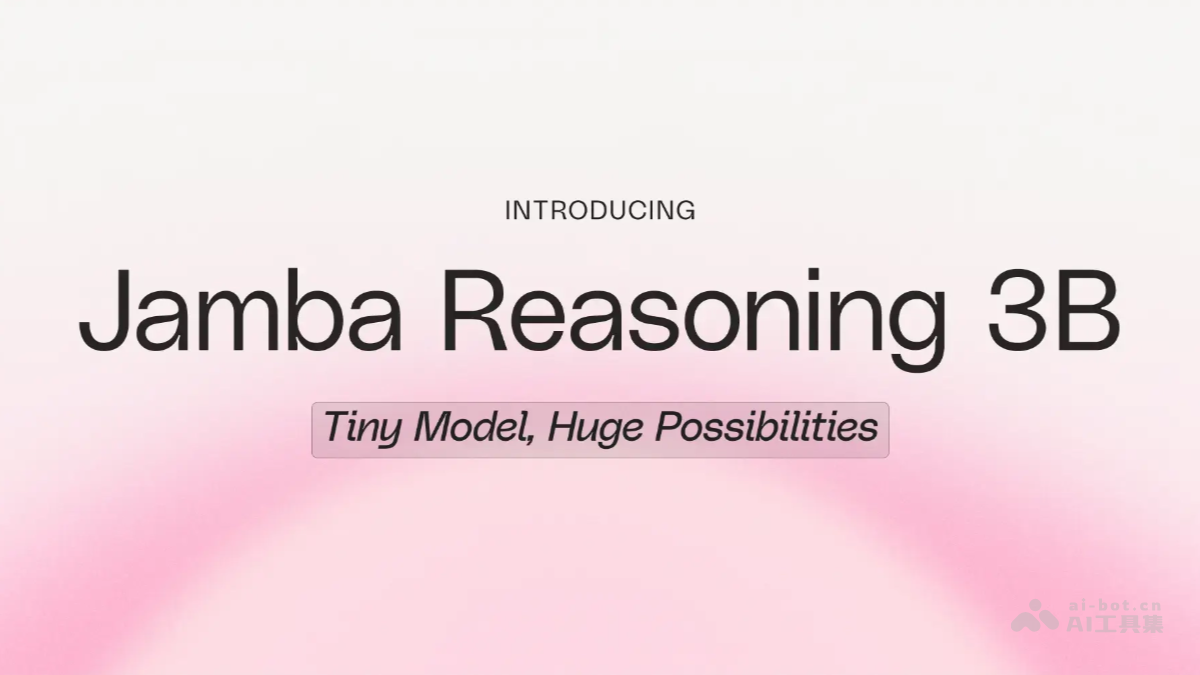 Jamba Reasoning 3B – AI21开源的轻量级推理模型