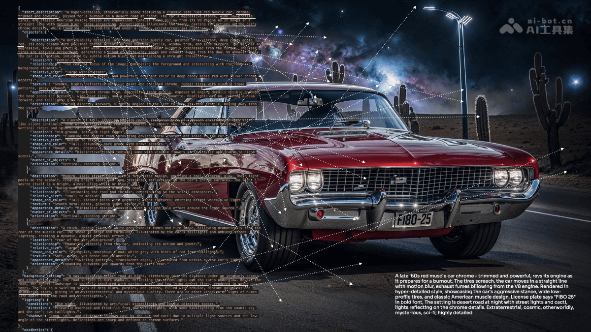 FIBO – 开源的图像生成模型,首个原生支持JSON