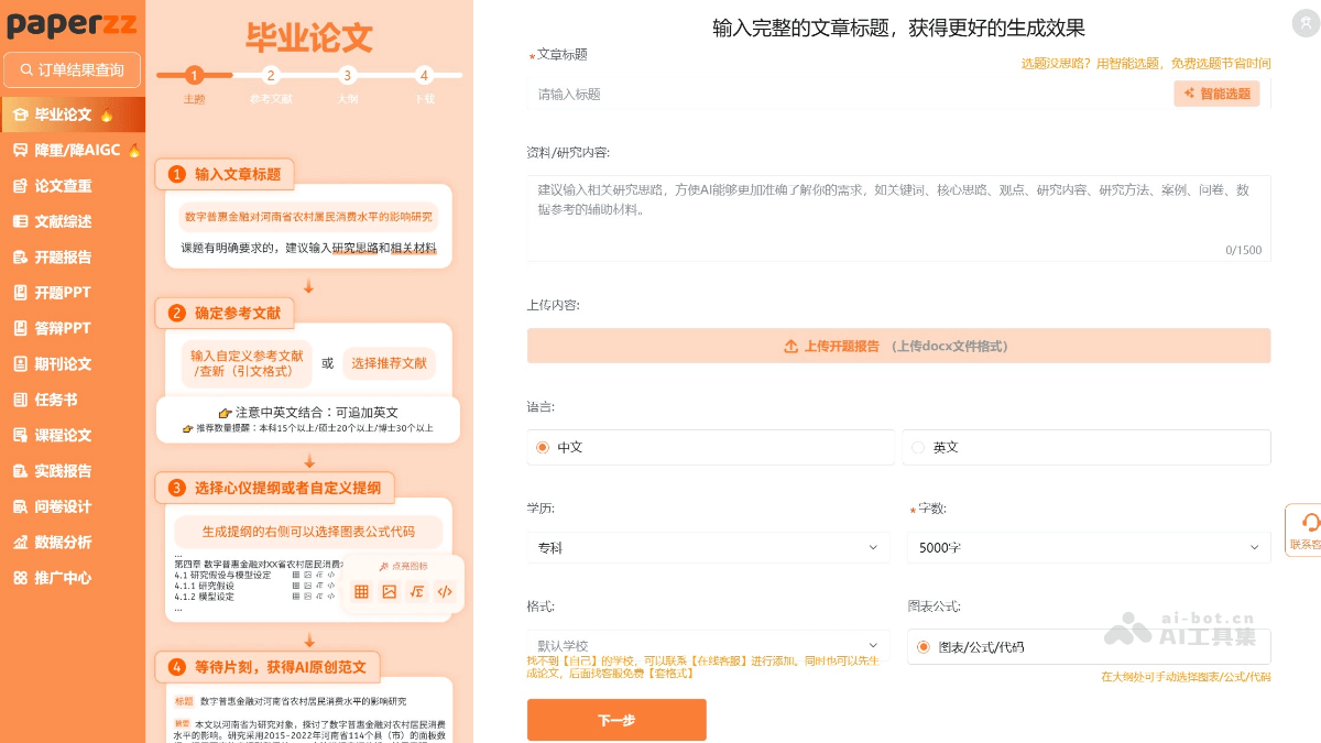 Paperzz – AI学术智能体平台,专业解决学术问题