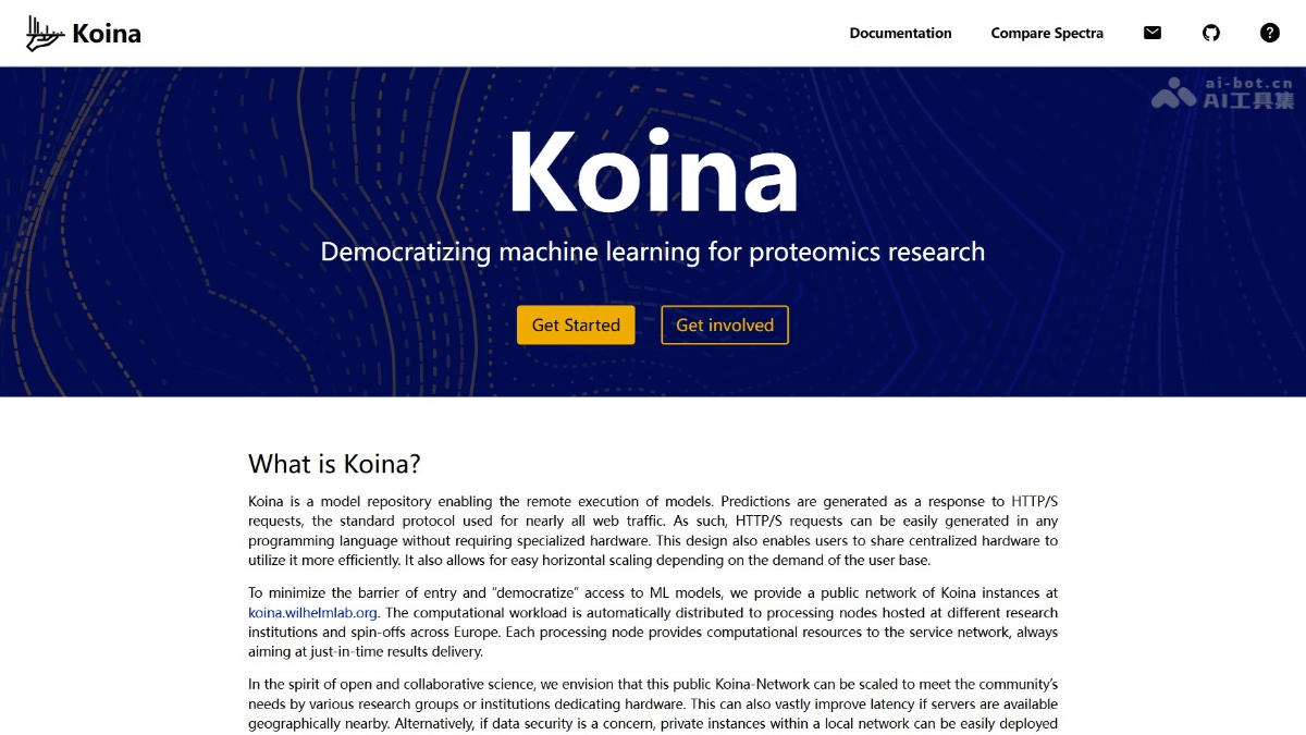 Koina – 开源的去中心化机器学习模型平台