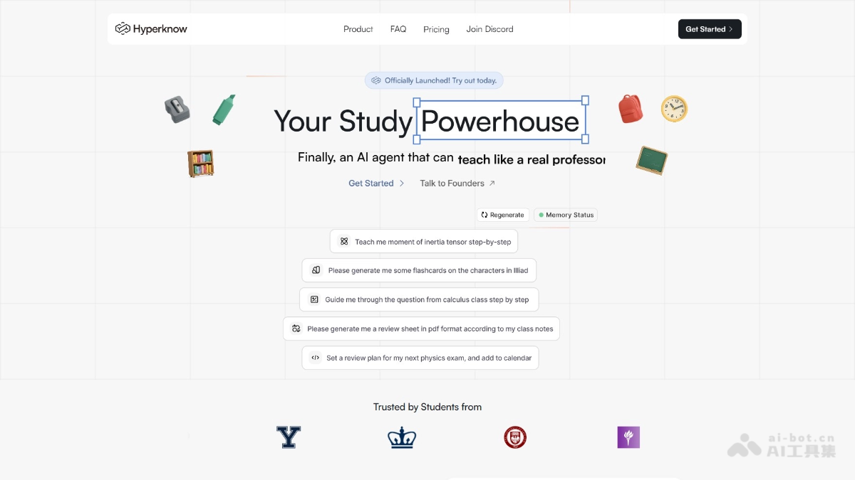 Hyperknow – AI学习助手，自动整理生成复习材料