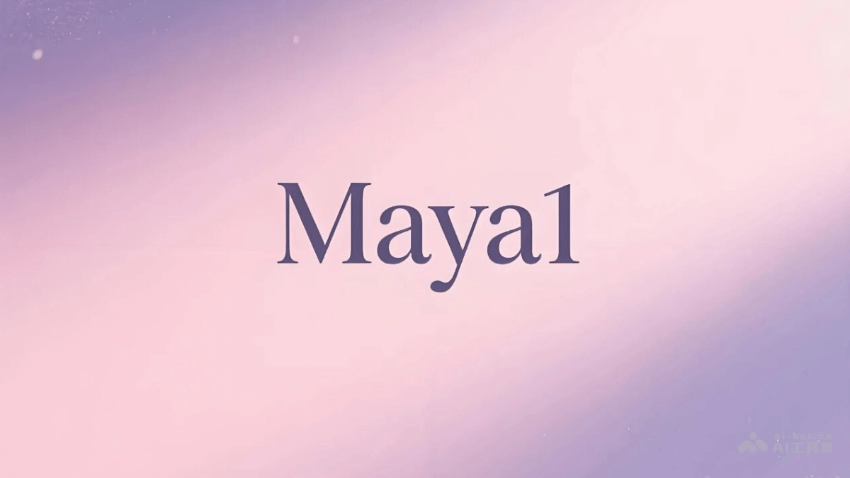 Maya1 – Maya Research团队开源的语音合成模型