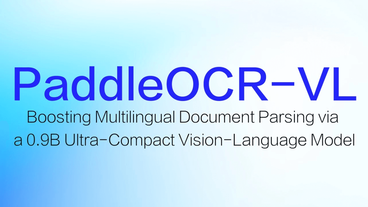 OCR新王登顶！百度开源PaddleOCR-VL：0.9B超轻量模型斩获全球综合性能第一